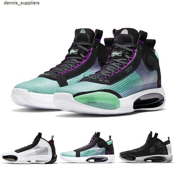 

new jumpman xxxiv 34 eclipse blue void green white black red basketball shoes for men 34s sports sneakers baskets trainers zapatos