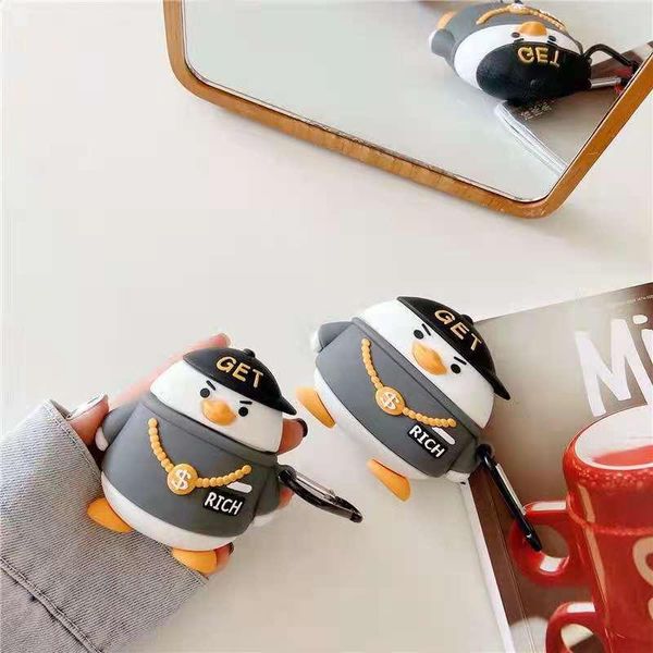 

cell phone pouches 3d cartoon soft case for 1 2 silicone earphone bluetooth wireless protective cove pro 3 shell comfort