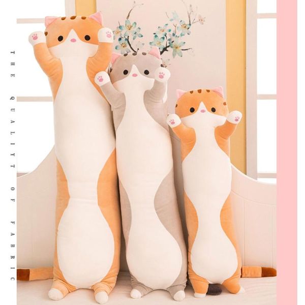 

pillow cute plush cats doll soft stuffed toy gift for kids girlfriend
