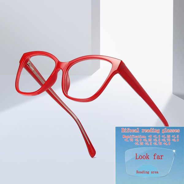 

sunglasses bifocal pochromic reading glasses transition rectangular for men women uv400 readers anti-uv anti-glare nx, White;black