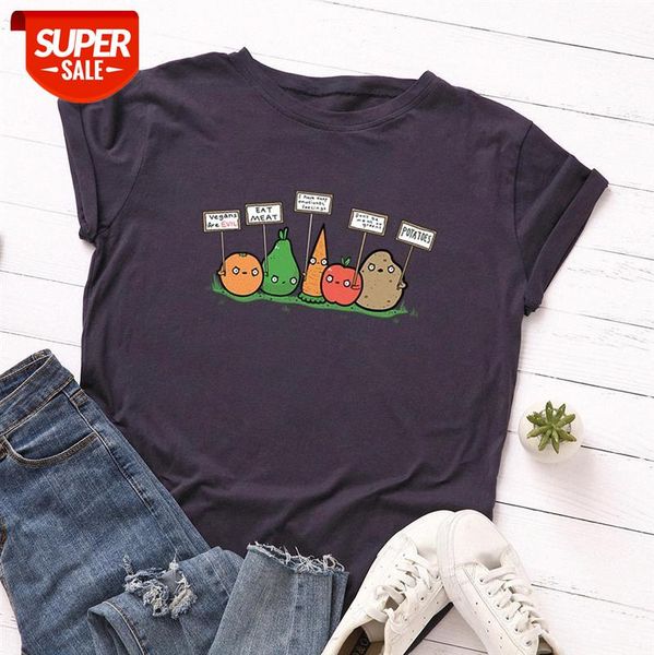 

women's loose round neck short-sleeved cotton t-shirt t44 #gv3n, White