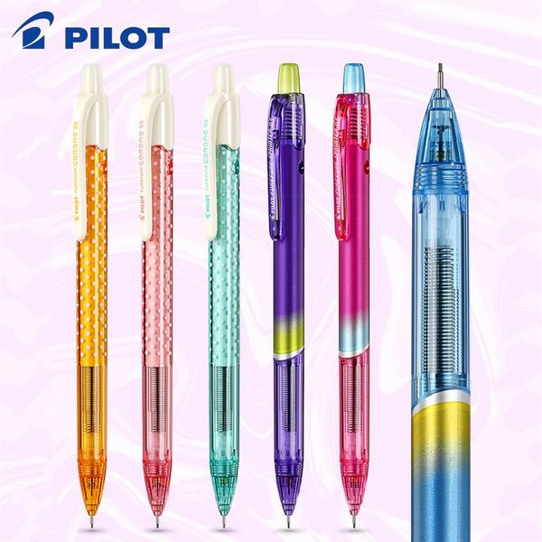 

ballpoint pens 1pcs pilot shake mechanical pencils hfc-20r hfst20r students write continuously out lead 0.5mm, Blue;orange