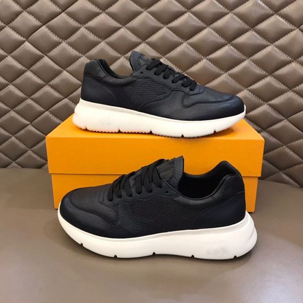 

30% discount 2021 men casual shoes fashion leather round head teacher elegant code luxury designers 38-44 godc61207 jjttter, Black