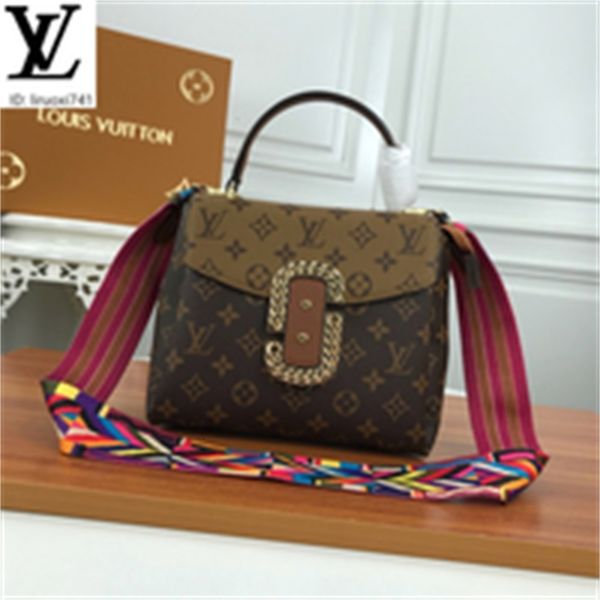 

brand designer luxury m66156 presbyopic wild shoulder bag brown women handbags iconic bags handles shoulder bags totes cross body bag cl