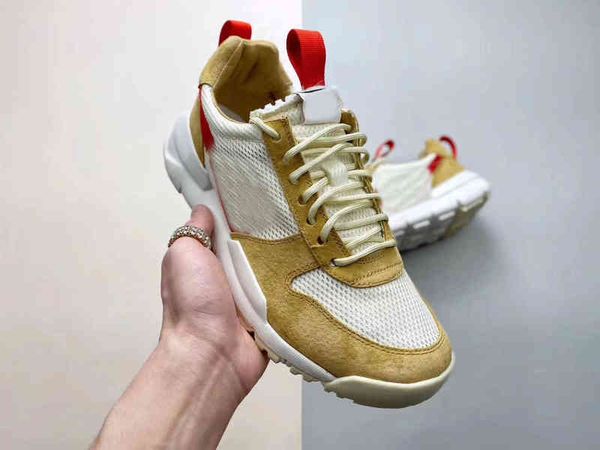 

2022 released tom sachs x craft mars yard 2.0 ts joint limited sneaker natural sport red maple authentic outdoor shoes with original box