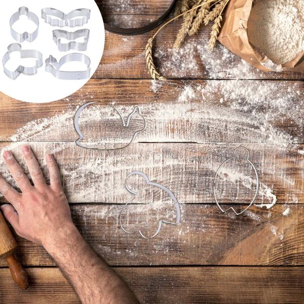 

baking moulds 2 sets 10 pcs adorable diy molds chocolate household (silver)