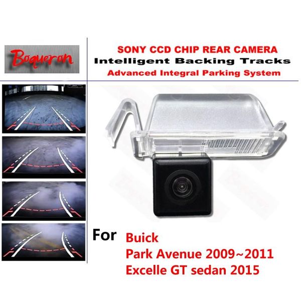 

car rear view cameras& parking sensors for park avenue 09~11 excelle gt sedan ccd backup camera intelligent tracks dynamic guidance