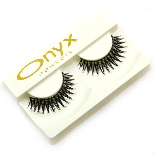 

natural long sparse false eyelashes cross thick makeup tools em0601