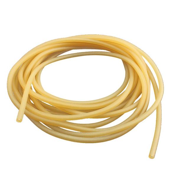 

resistance bands natural latex rubber band tube elastic 2x5mm yellow size:5m