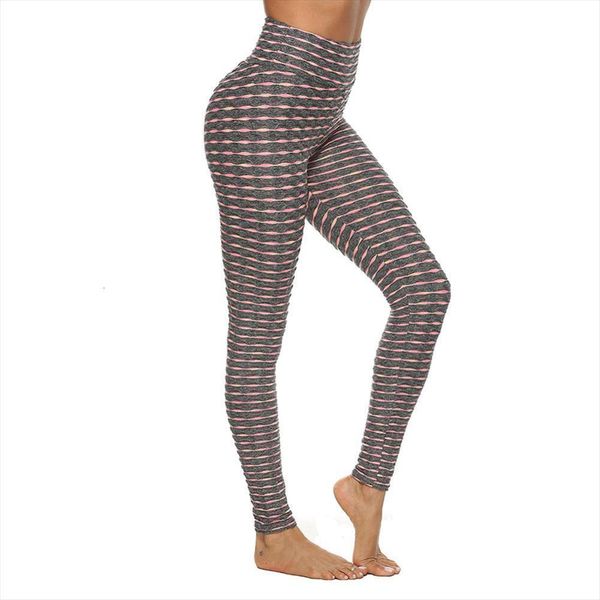 

high waist fitness women leggings jacquard fashion seamless stretchy sport push up leggins gym workout running skinny pants, Black