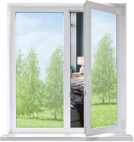 

window stickers luckyyj one way mirror film self-adhesive anti uv heat control glass reflective privacy