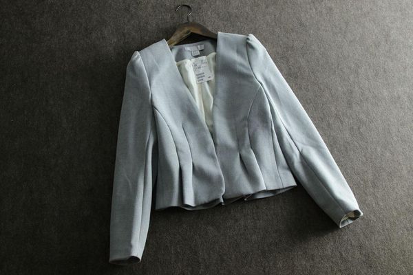 

women's suits & blazers small suit loose coat, White;black