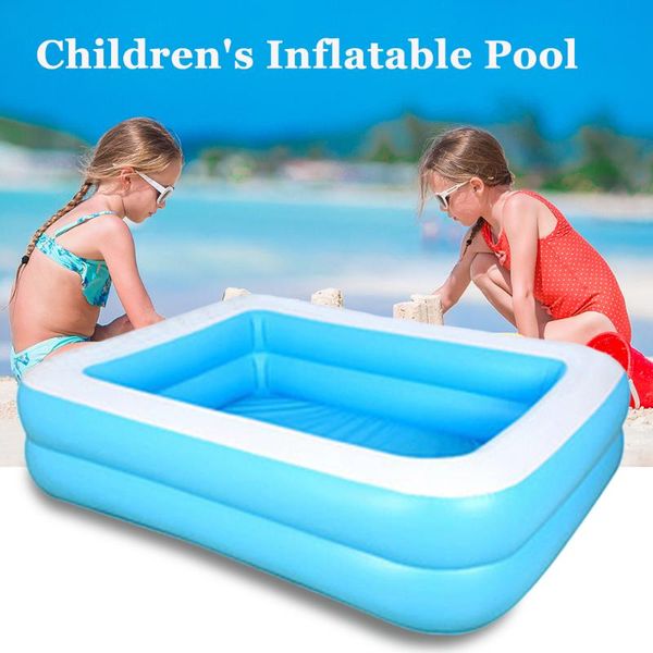 

pool & accessories 60-150cm children bathing tub baby home use paddling inflatable square swimming kids dropshing