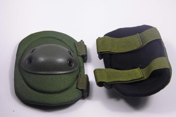 

army hunting tactical knee & eblow pads military sport paintball pad elbow, Black;gray
