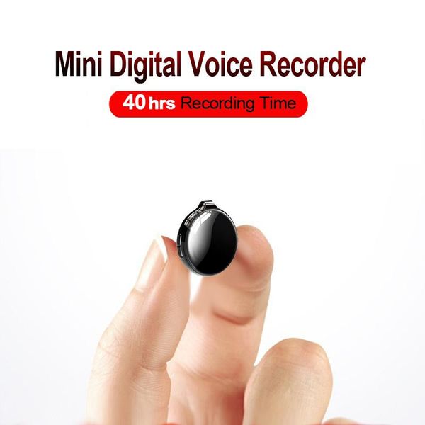 

digital voice recorder 40hrs long recording time alloy metal mini smart activated mp3 music player