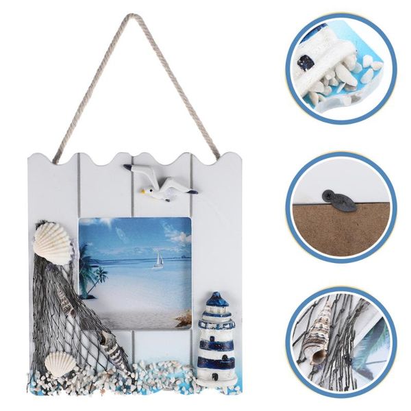 

frames po frame with rope wooden nautical home decor for tabledisplay wall