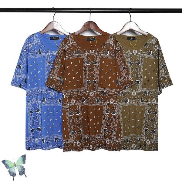 

kapital full print t-shirt bandanna men women t shirt women's, White