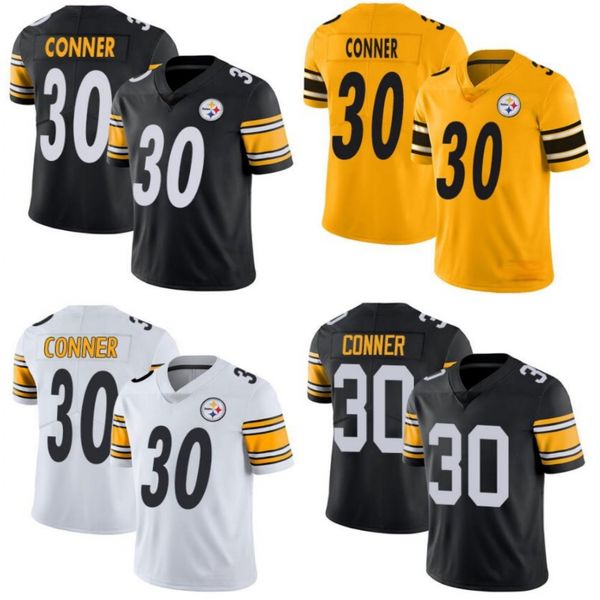 

pittsburgh steelers men #30 james conner women youth vapor untouchable limited jersey, Black;red
