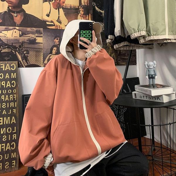

men's jackets bomber zipper jacket male casual streetwear hip hop slim long sleeve coat men clothing plus size 3xl, Black;brown