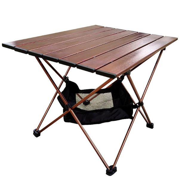 

camp furniture outdoor table 7075 aluminum alloy and oxford cloth bag tale folding portable camping hiking fishing
