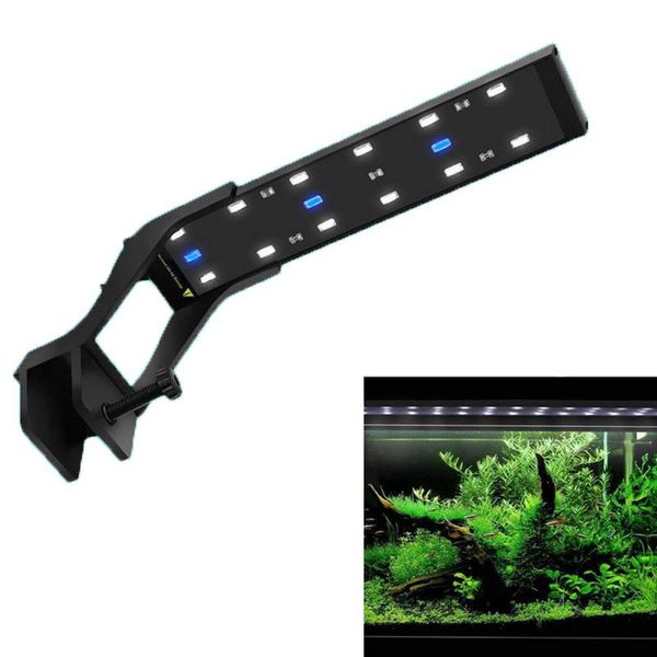 

aquariums lighting gako aquarium light 15w bright led 53cm ultra-thin aluminium alloy clip lamp for fish tank plant grow