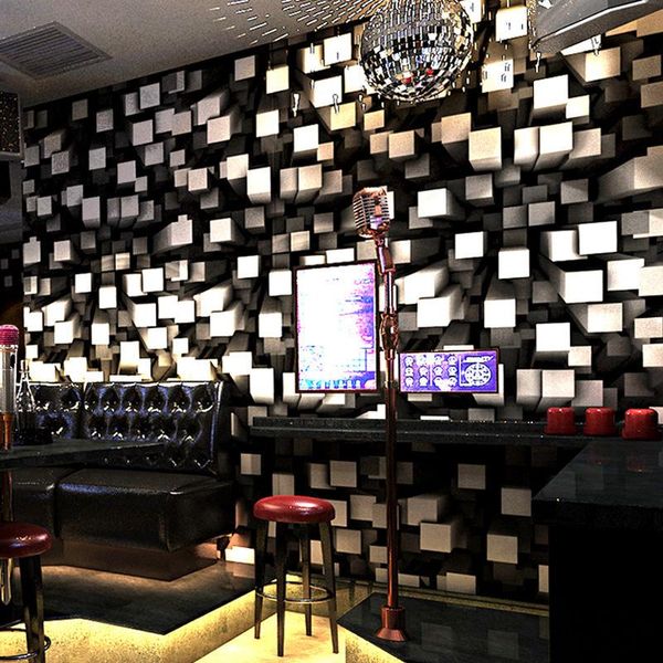 

wallpapers ktv wallpaper 3d cool fashion flash bar el fancy ballroom box theme room ceiling