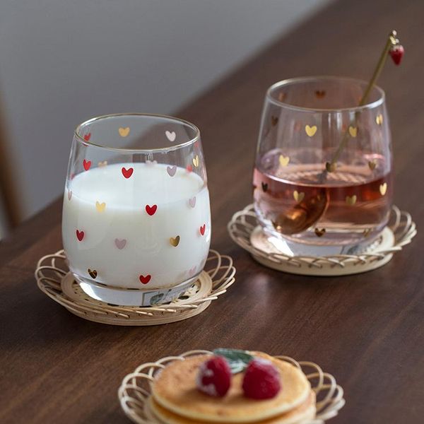 

wine glasses crystal glass coffee mug high capacity heat resistant milk tea water cup 400ml juice drinkware kitchen supplies gift mm60blb