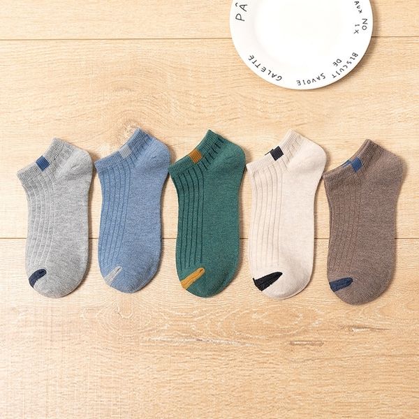 

e1iz thin cotton short spring and summer four seasons men's boat sockscotton sports sweat absorbing invisible men's boat socks, Black