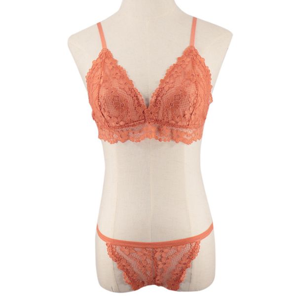 

bra set lace french underwear suit women's thin, Red;black