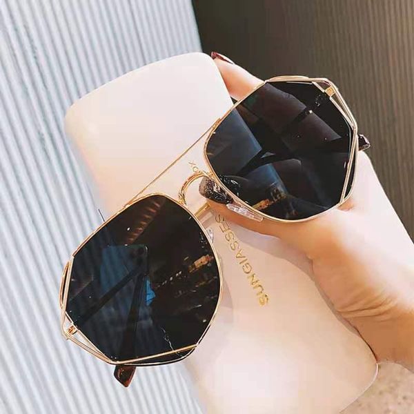 

sunglasses men's outdoor men women driving pilot vintage sun glasses male black for man uv400, White;black