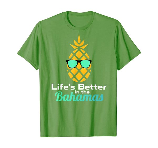 

bahamas souvenir t shirts pineapple sunglasses graphic, White;black