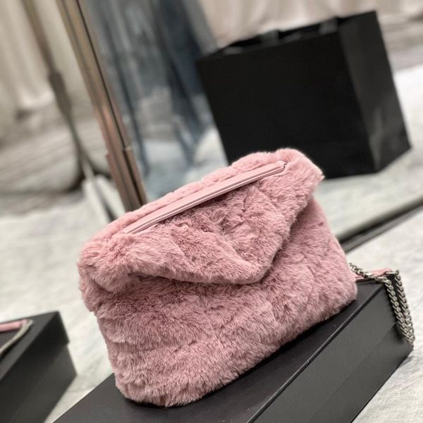 

evening bags 2021 autumn and winter designer furry shoulder bag messenger