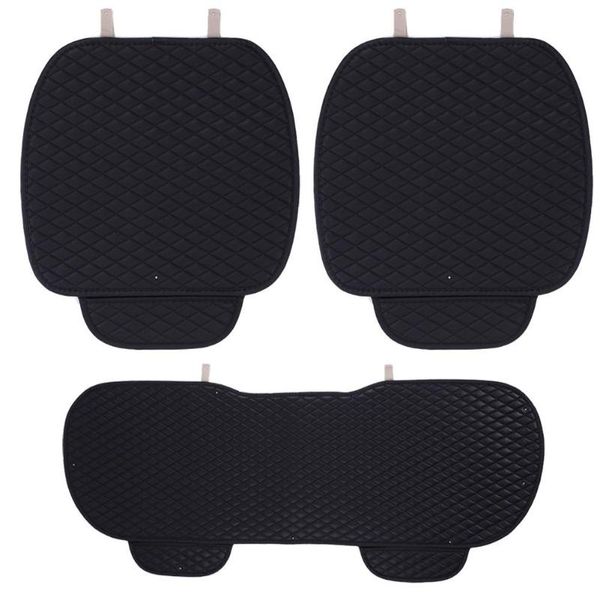 

car seat covers 3 pieces of non-slip cushions, no back black