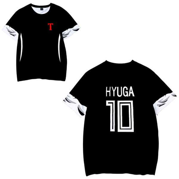 Anime Captain Tsubasa 3D T Hemd Frauen Männer Cosplay Kostüm Ozora Tsubasa Kojiro Hyuga Kurzarm Lustige T-shirt Graphic Tees