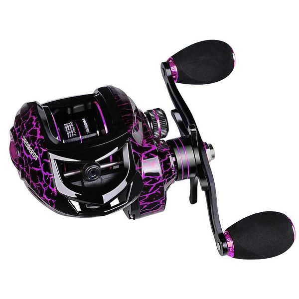 

baitcasting reels high speed 7.2:1 fishing reel bait casting 4+1 bb bearing baitcast 10kg max darg left/right hand accessory