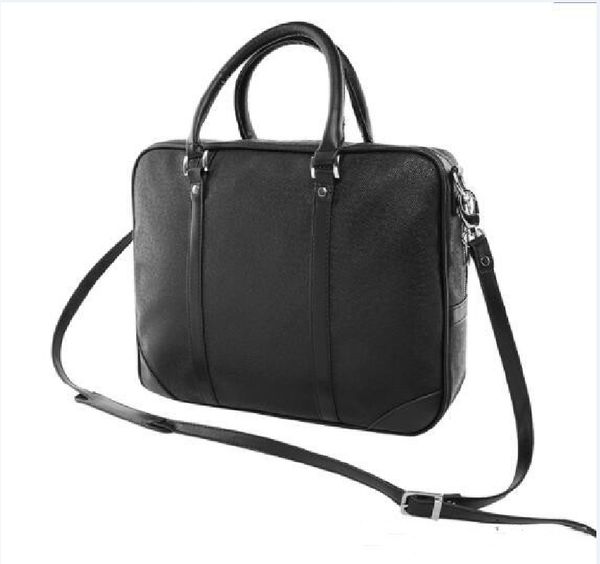 Herrentaschen Designer Schulter Aktentasche Schwarz Braun Leder Handtasche Geschäftsmann Laptoptasche Messenger Bag Herren Aktentaschen Geldbörsen