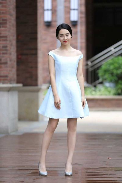 

luxury evening dress 2021 summer light blue sweet lady shoulder one neck waist, Black;gray