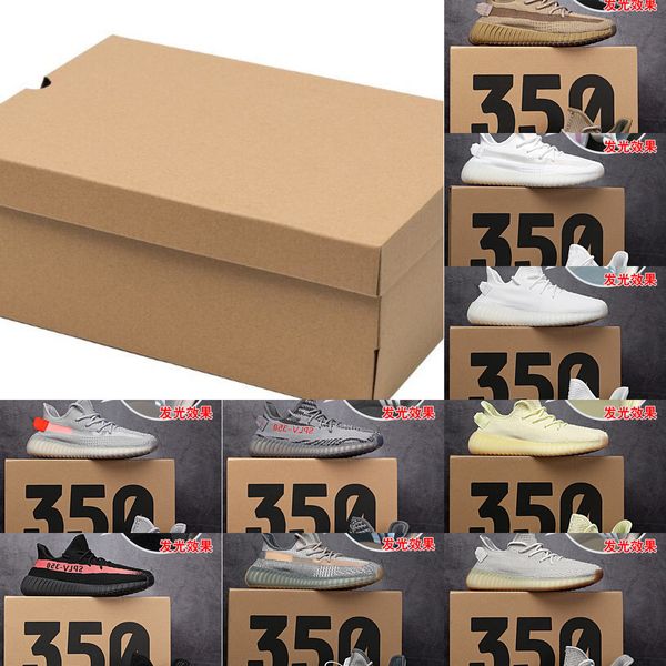 

black friday 2021 new fashion boost shoes 350 v2 high quality sneakers women men size 35-45 yogaHDD4, Package box
