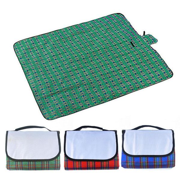 

outdoor pads 2 size folding camping mat beach picnic lightweig waterproof sleeping pad moistureproof plaid blanket