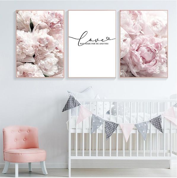 

paintings feather peony blossom canvas painting posters and prints picture living room art wall home decoration