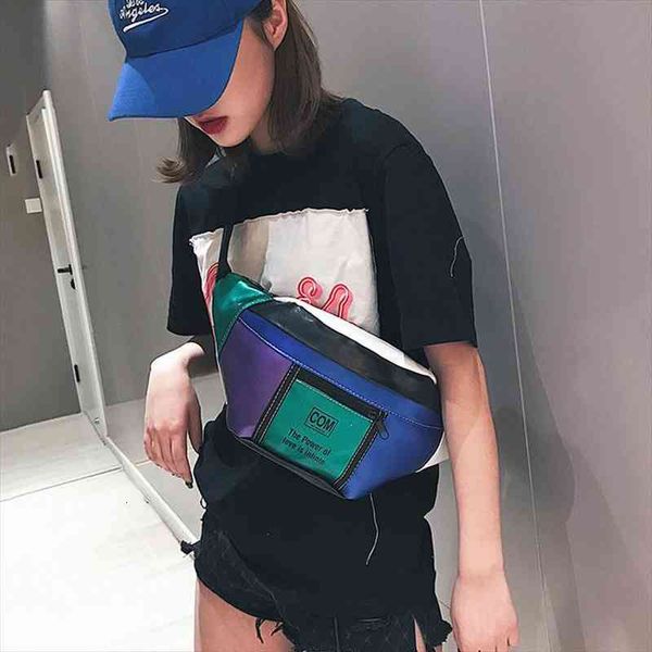 

women waist leather fanny pack bag zipper chest waterproof hip high capacity banana kidney shoulder messenger bags