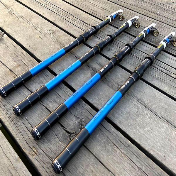 

2.1m 2.4m 2.7m 3.0m 3.6m portable fishing rod high performance sea pole pesca boat rods