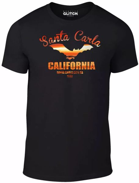 

men's santa carla t-shirt - inspired by lost boys film vampires frog brothers us, White;black