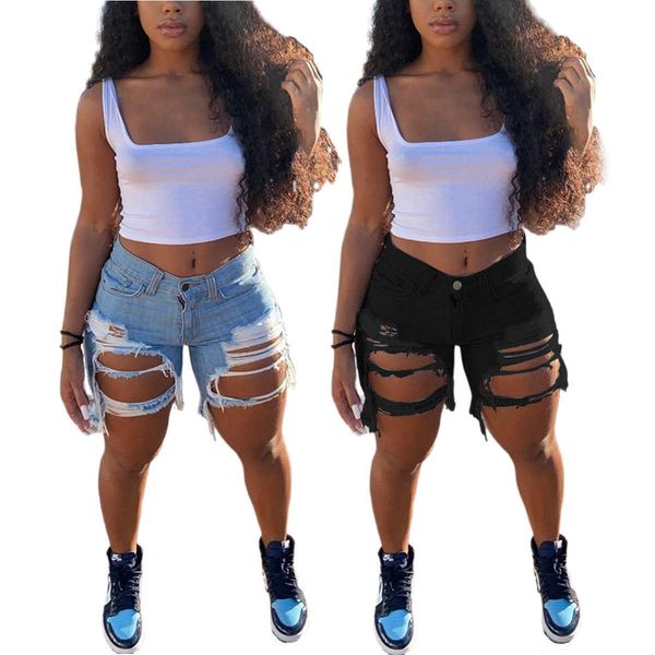 

jeans hsf2296 women's shorts, Blue