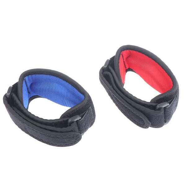 

tennis elbow support guard pads pain relief strap bandage lateral syndrome epicondylitis brace adjustbale & knee, Black;gray