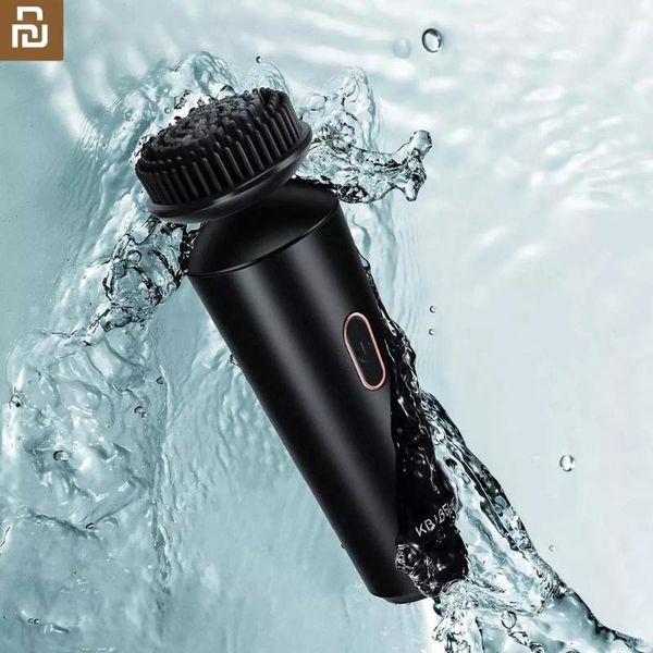 

smart home control electric facial cleansing blackhead removal pore cleanser skin face washing brush device men deep hard core oil