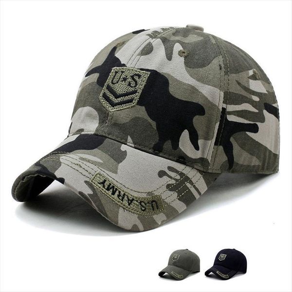 

u.s fashion adjustable army camouflage camo cap casquette hat baseball men women casual desert, Blue;gray