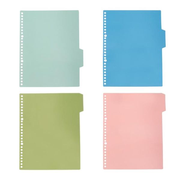 

sets/20pcs colorful page classified labels paper tab dividers durable stationery supplies for office notebook school (green, notepads, Purple;pink