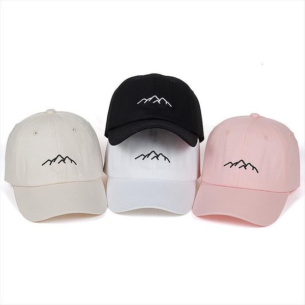 

mountain range dad hat mens womens cotton baseball cap adjustable snapback caps fashion golf hats bone garros, Blue;gray