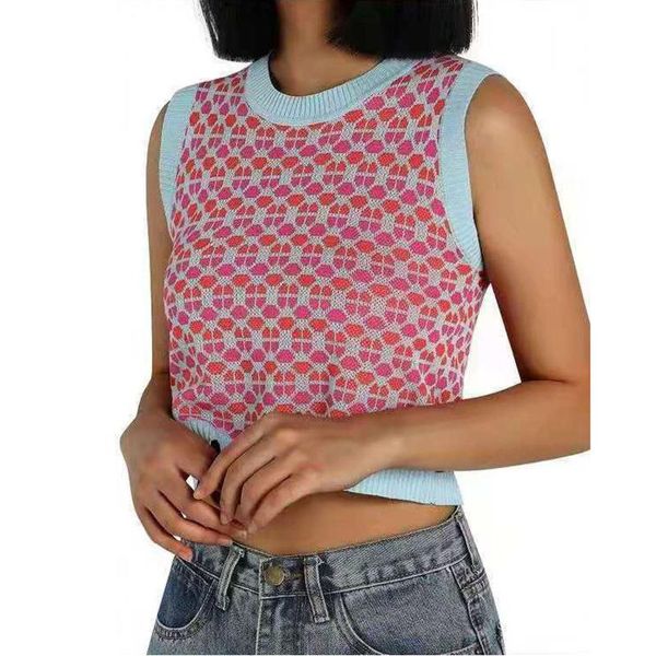 

women's blouses & shirts floral printed vest o-neck sleeveless camisole easy blouse creatively tanks chemise femme, White